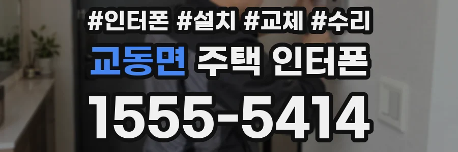 교동면 주택 인터폰