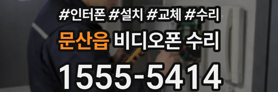 문산읍 비디오폰 수리