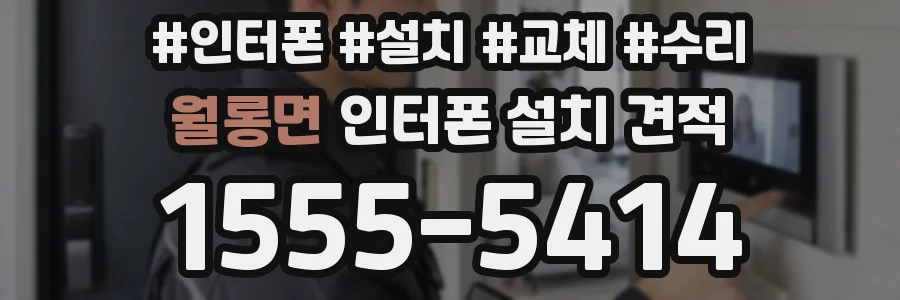 월롱면 인터폰 설치 견적