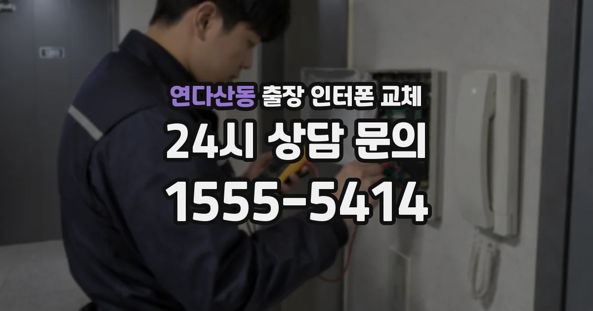 연다산동 출장 인터폰 교체