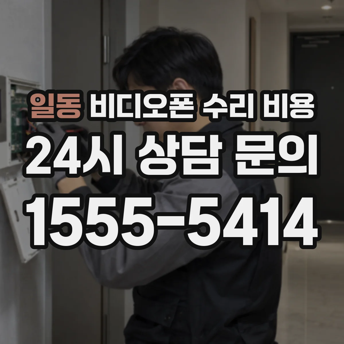 일동 비디오폰 수리 비용
