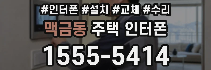 맥금동 주택 인터폰