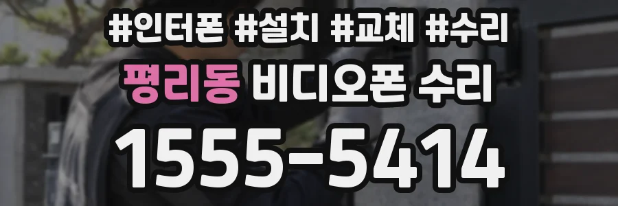 평리동 비디오폰 수리
