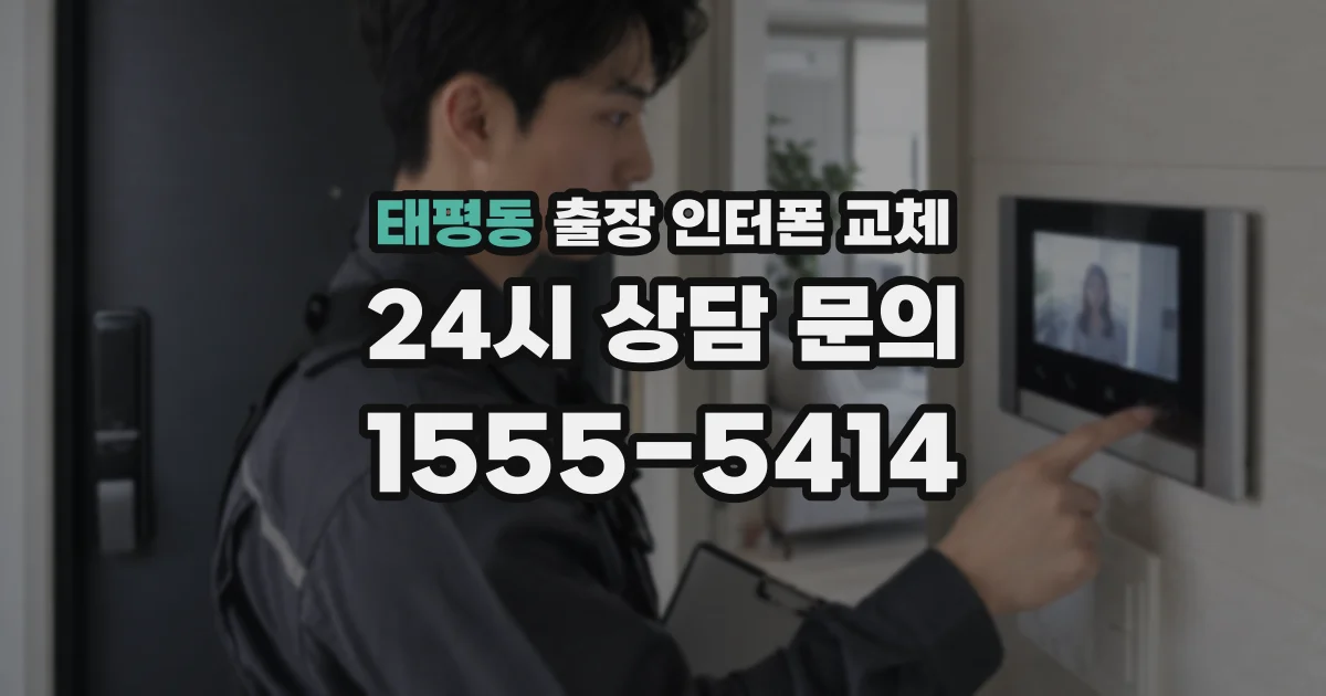 태평동 출장 인터폰 교체