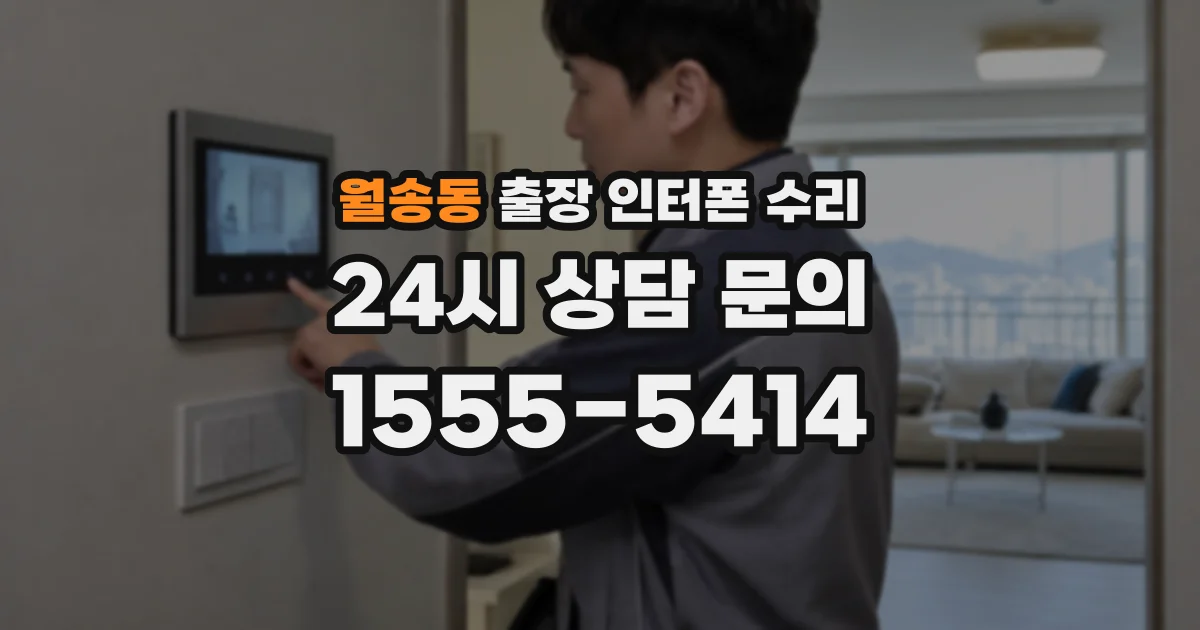 월송동 출장 인터폰 수리