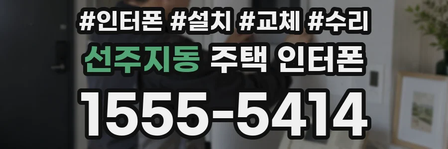선주지동 주택 인터폰