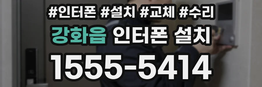 강화읍 인터폰 설치
