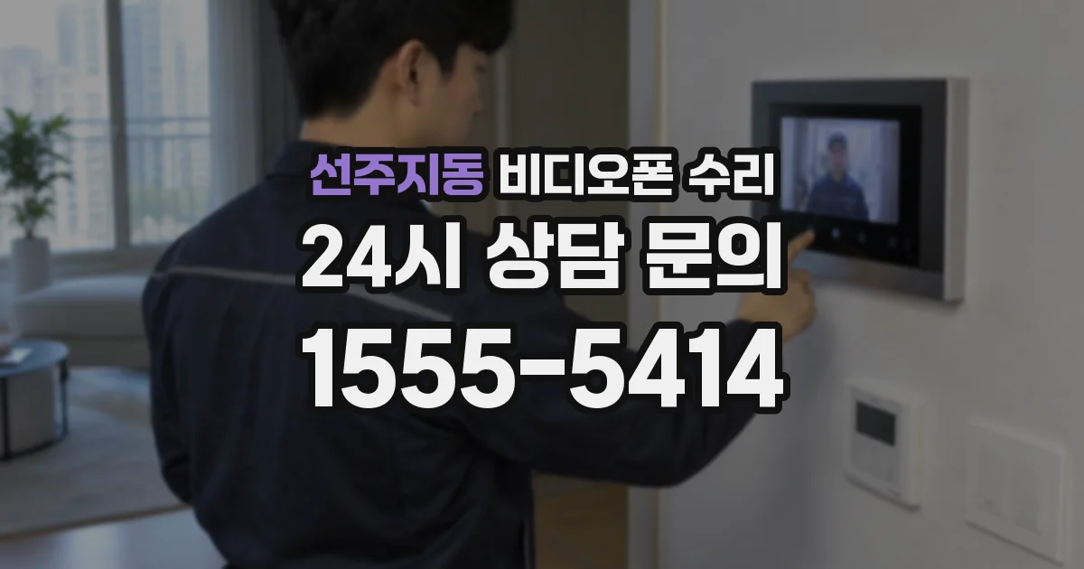 선주지동 비디오폰 수리