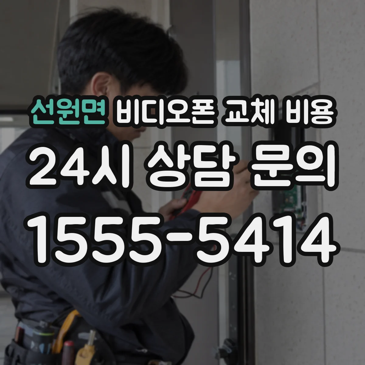 선원면 비디오폰 교체 비용