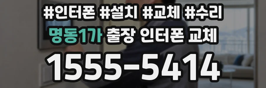 명동1가 출장 인터폰 교체