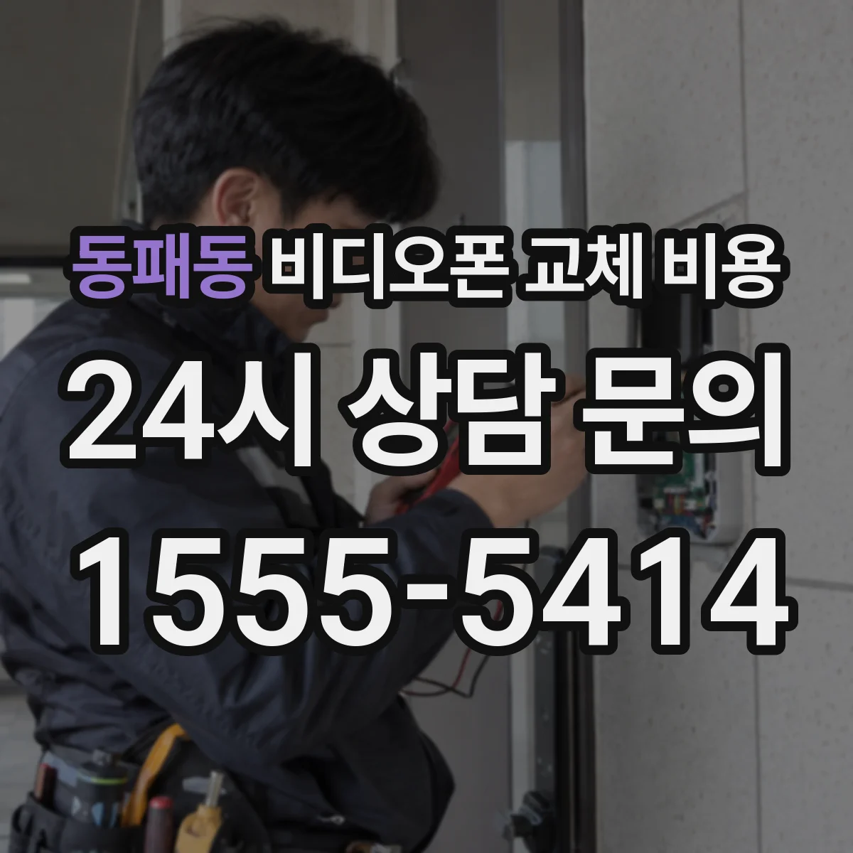 동패동 비디오폰 교체 비용