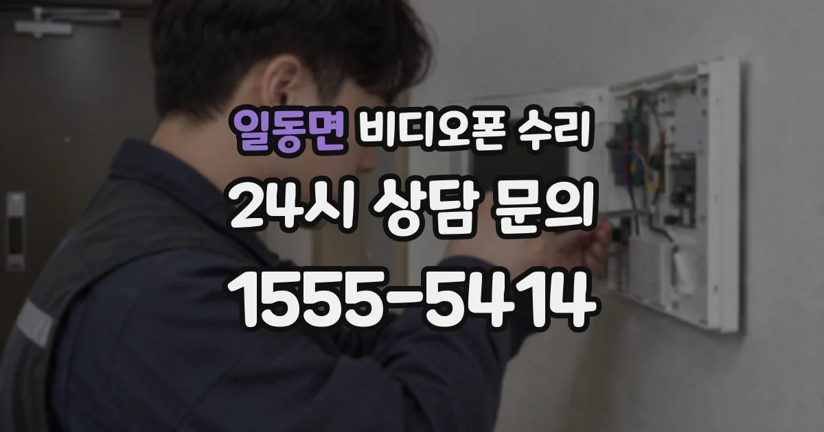 일동면 비디오폰 수리