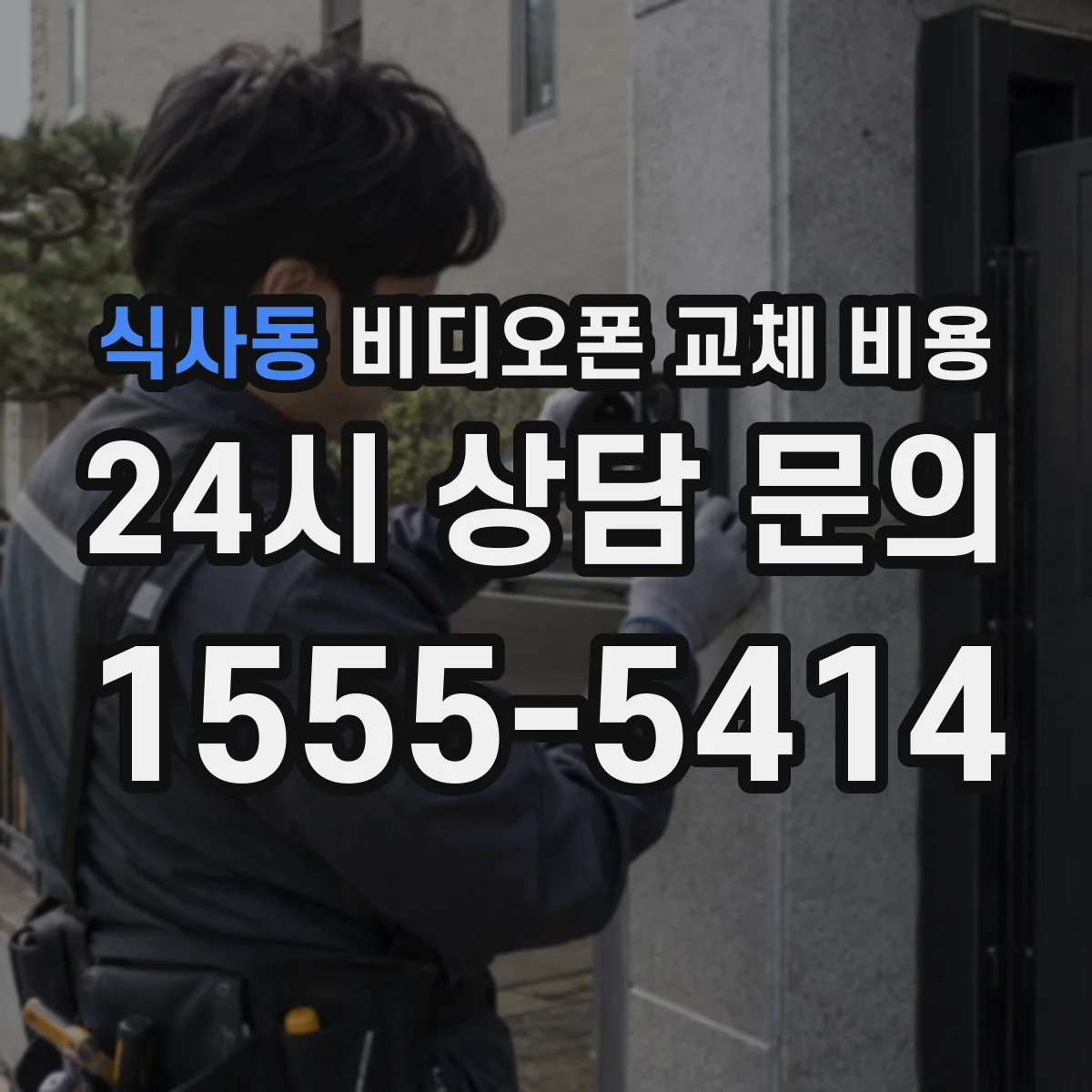식사동 비디오폰 교체 비용