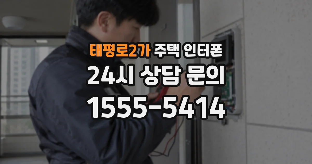 태평로2가 주택 인터폰