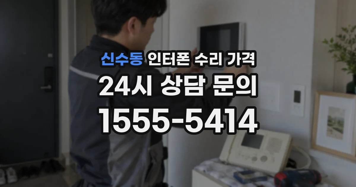 신수동 인터폰 수리 가격