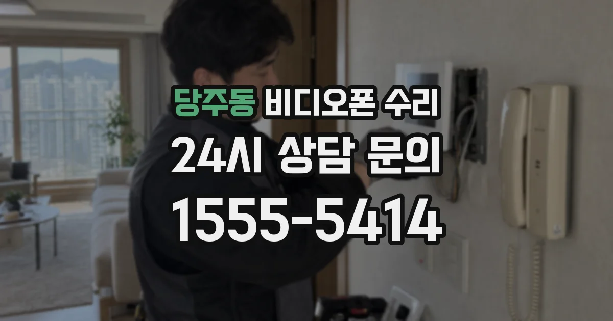 당주동 비디오폰 수리