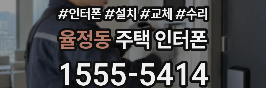 율정동 주택 인터폰