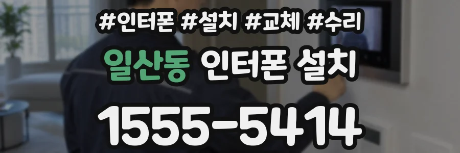 일산동 인터폰 설치