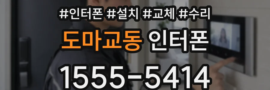 도마교동 인터폰