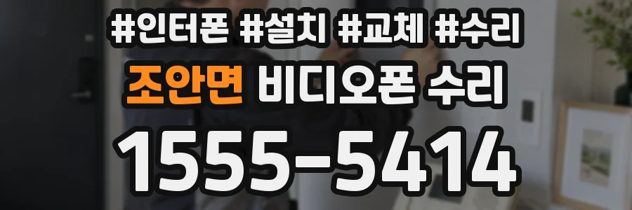 조안면 비디오폰 수리