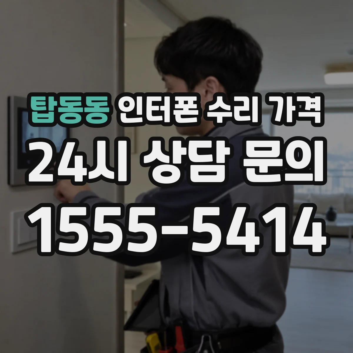 탑동동 인터폰 수리 가격