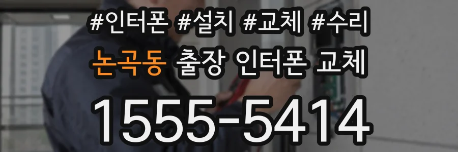 논곡동 출장 인터폰 교체