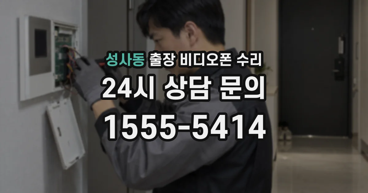 성사동 출장 비디오폰 수리