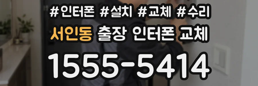 서인동 출장 인터폰 교체