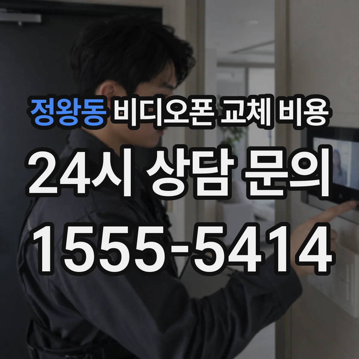 정왕동 비디오폰 교체 비용