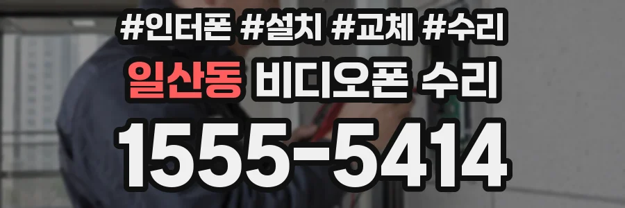 일산동 비디오폰 수리