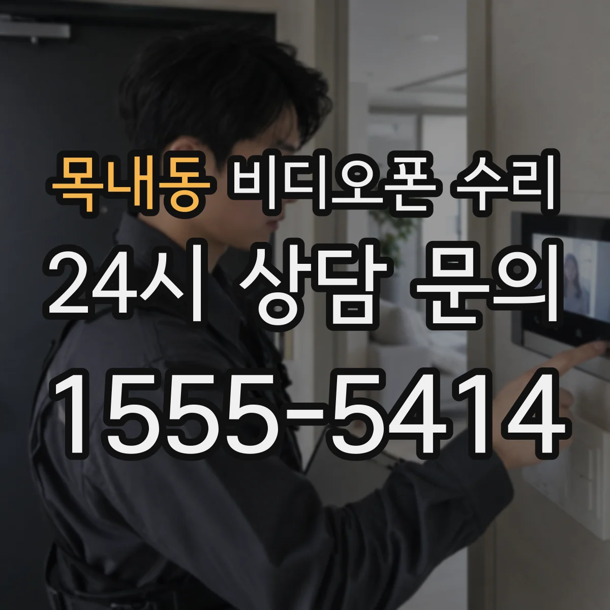 목내동 비디오폰 수리
