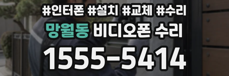 망월동 비디오폰 수리
