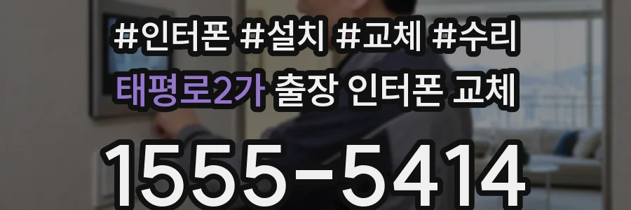 태평로2가 출장 인터폰 교체