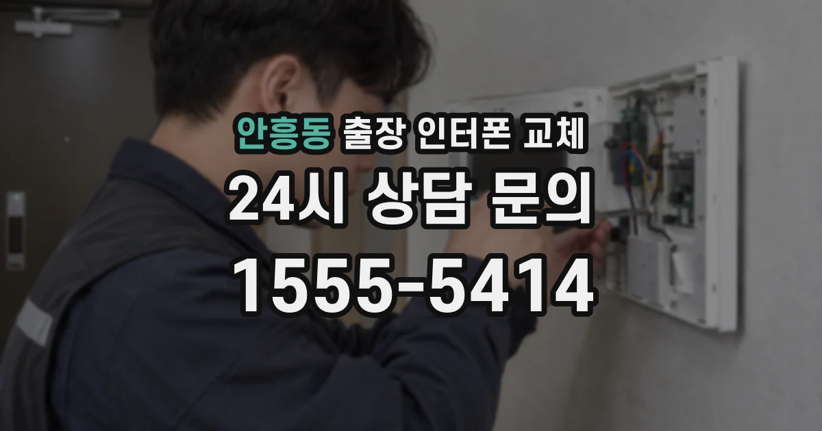 안흥동 출장 인터폰 교체