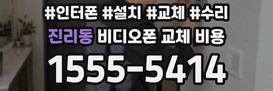 진리동 비디오폰 교체 비용