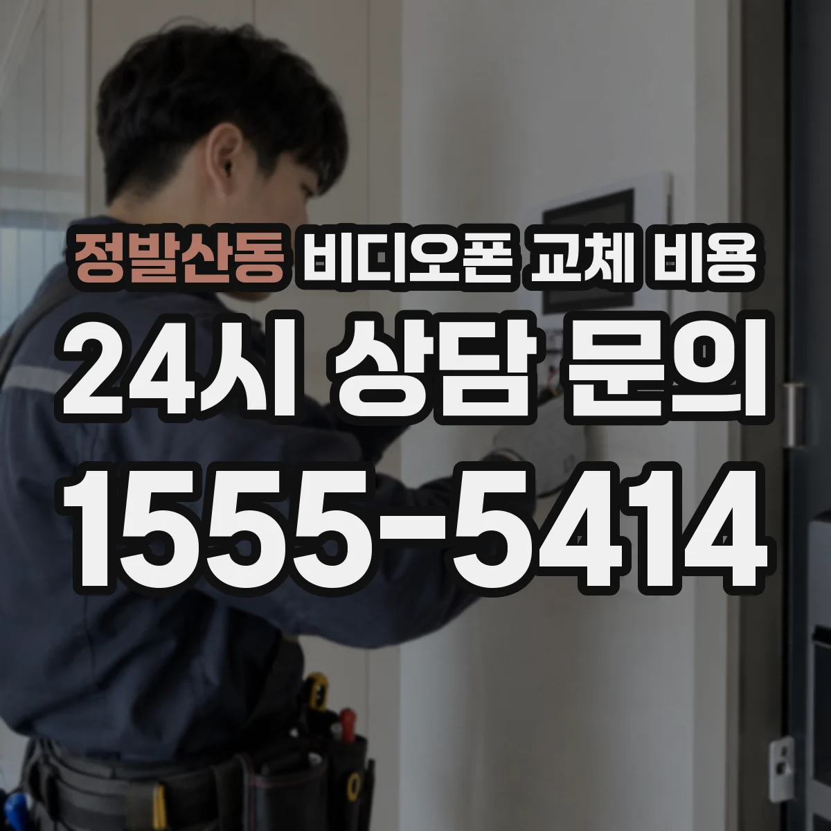 정발산동 비디오폰 교체 비용