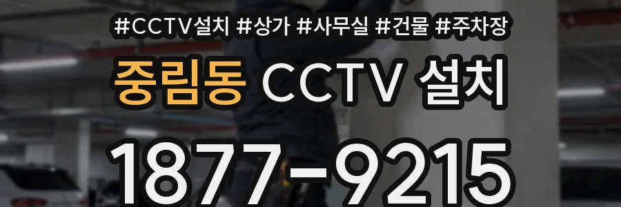 중림동 CCTV 설치