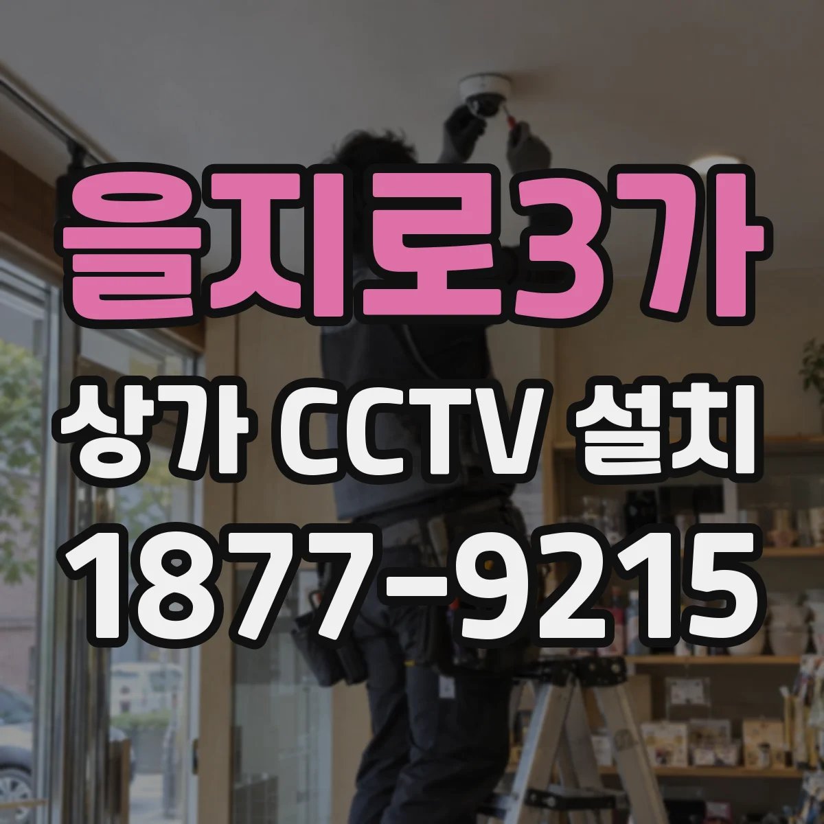 을지로3가 상가 CCTV 설치