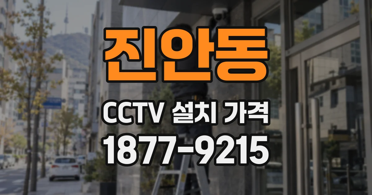 진안동 CCTV 설치 가격