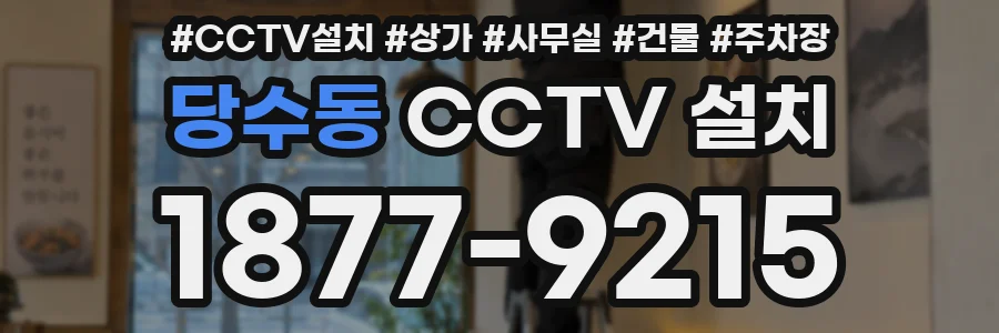 당수동 CCTV 설치