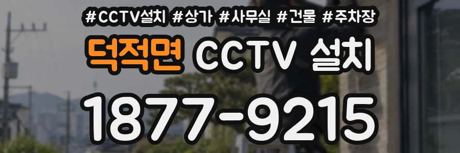 덕적면 CCTV 설치