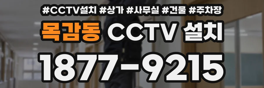목감동 CCTV 설치