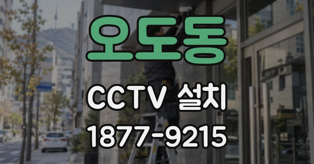 오도동 CCTV 설치