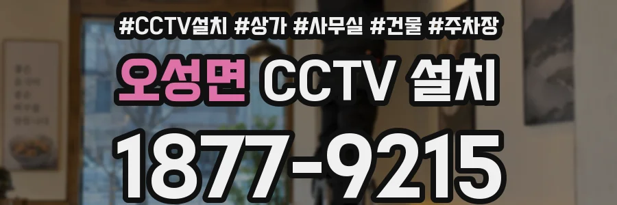 오성면 CCTV 설치