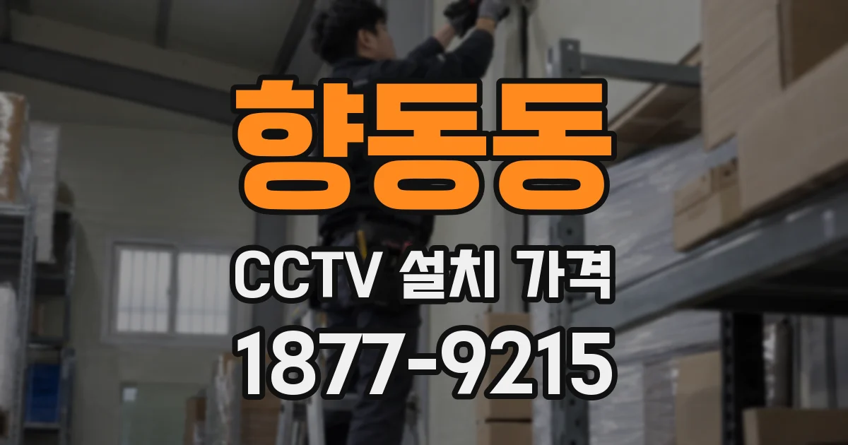 향동동 CCTV 설치 가격