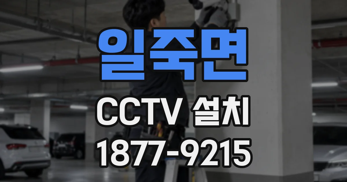 일죽면 CCTV 설치