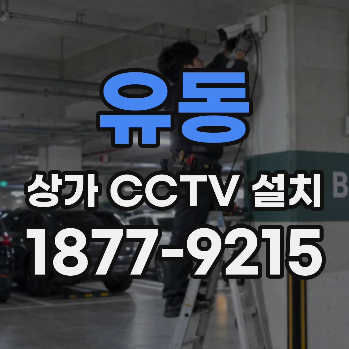유동 상가 CCTV 설치