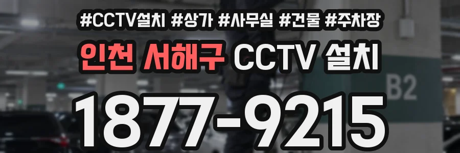 인천 서해구 CCTV 설치
