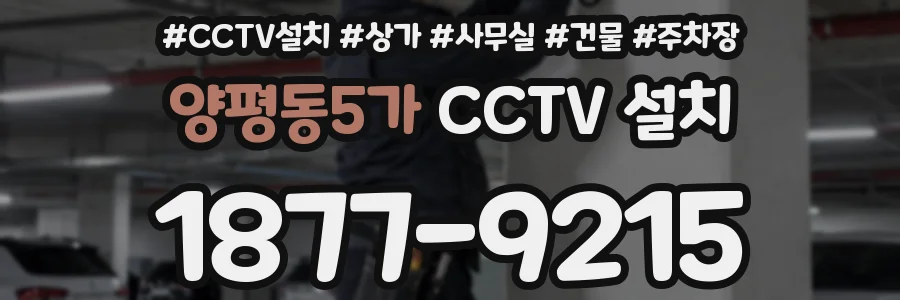 양평동5가 CCTV 설치