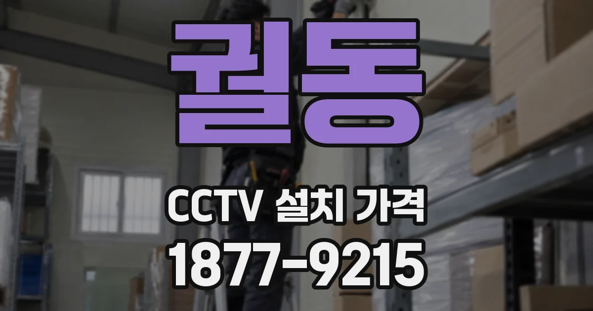 궐동 CCTV 설치 가격